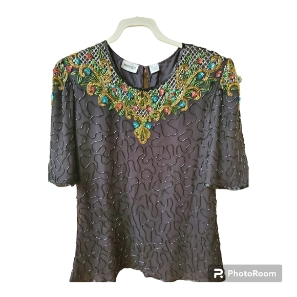 denise elle Other - Vintage Denise Elle Beaded Top 1X perfect condition